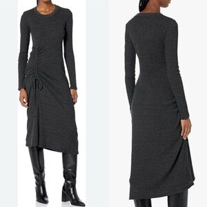 Michael Stars Ilia Dress Charcoal Grey size Small